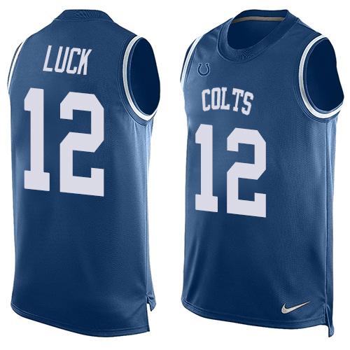 Andrew Luck Indianapolis Colts royal jersey