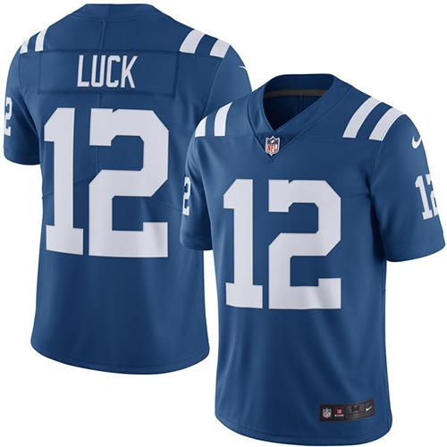 Andrew Luck Indianapolis Colts royal jersey