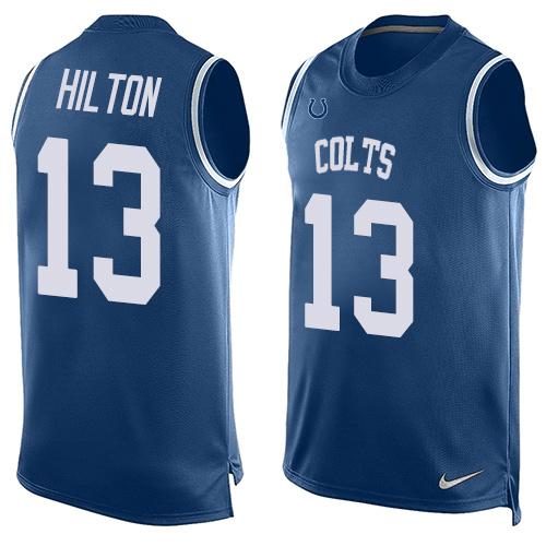 TY Hilton Indianapolis Colts royal jersey
