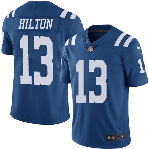 TY Hilton Indianapolis Colts royal jersey