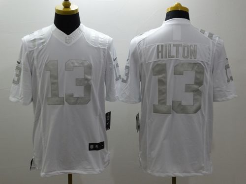 TY Hilton Indianapolis Colts white Platinum jersey