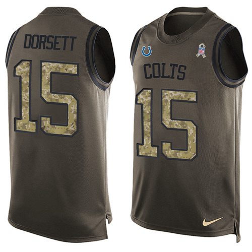 Phillip Dorsett Indianapolis Colts green Salute To Service jersey