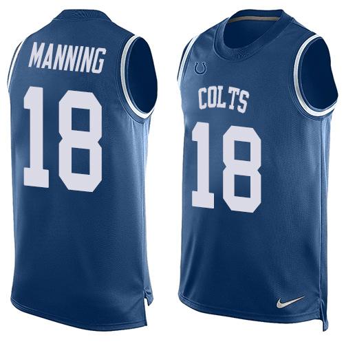 Peyton Manning Indianapolis Colts royal jersey