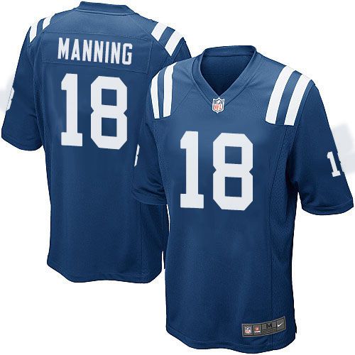 Peyton Manning Indianapolis Colts royal Elite jersey