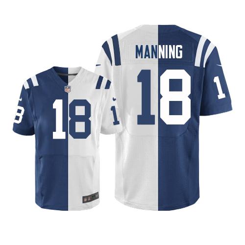 Peyton Manning Indianapolis Colts royal Elite jersey