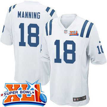 Peyton Manning Indianapolis Colts white Elite jersey