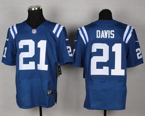 Vontae Davis Indianapolis Colts royal Elite jersey