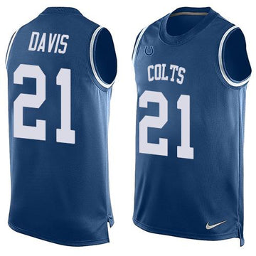Vontae Davis Indianapolis Colts royal jersey