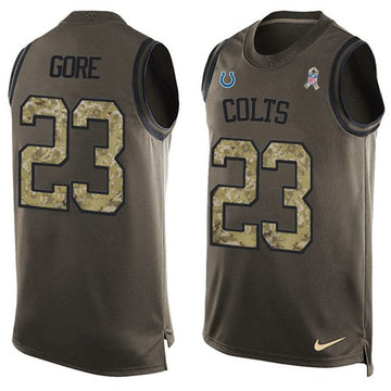Frank Gore Indianapolis Colts green Salute To Service jersey
