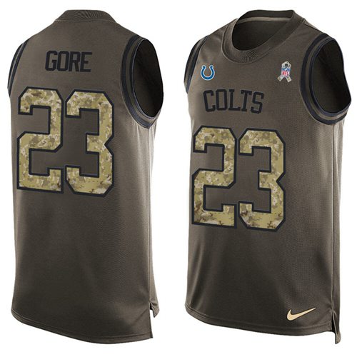 Frank Gore Indianapolis Colts green Salute To Service jersey