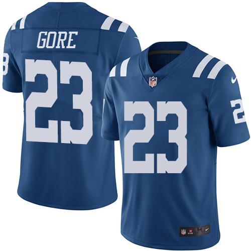 Frank Gore Indianapolis Colts royal jersey