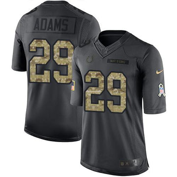 Mike Adams Indianapolis Colts black Salute To Service jersey