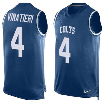 Adam Vinatieri Indianapolis Colts royal jersey