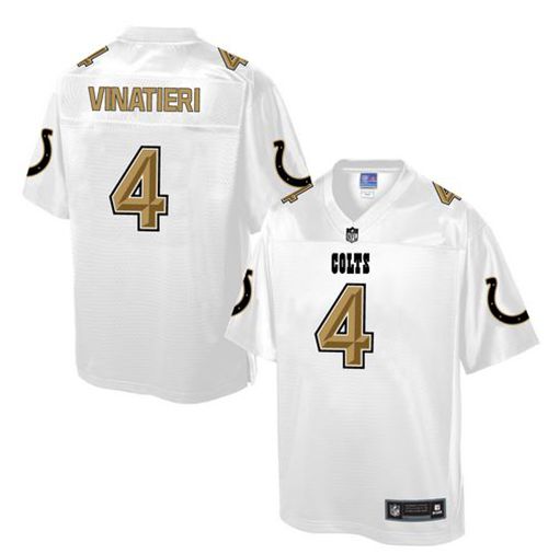 Adam Vinatieri Indianapolis Colts white Pro Line jersey