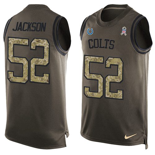 D'Qwell Jackson Indianapolis Colts green Salute To Service jersey