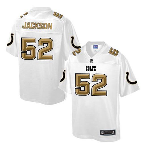 D'Qwell Jackson Indianapolis Colts white Pro Line jersey