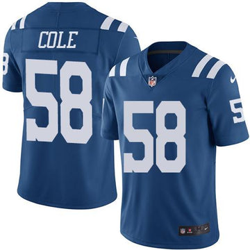Trent Cole Indianapolis Colts royal jersey
