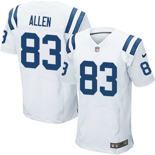 Dwayne Allen Indianapolis Colts white Elite jersey