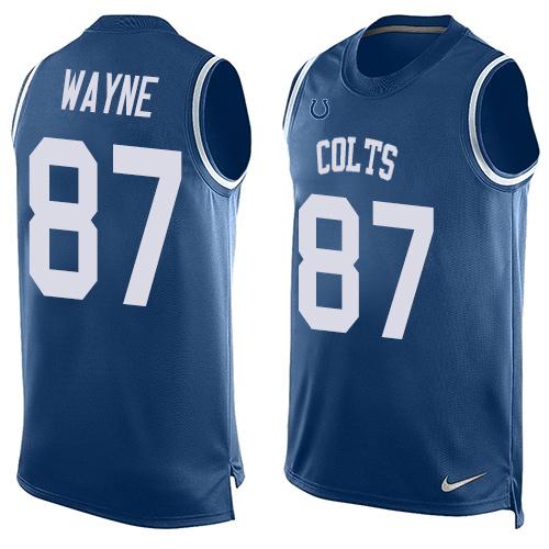 Reggie Wayne Indianapolis Colts royal jersey