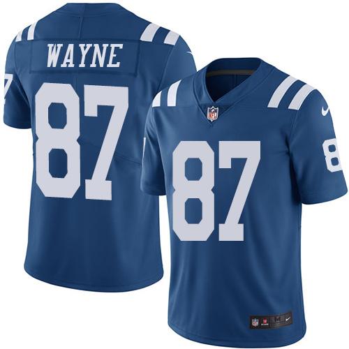 Reggie Wayne Indianapolis Colts royal jersey