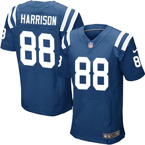 Marvin Harrison Indianapolis Colts royal Elite jersey