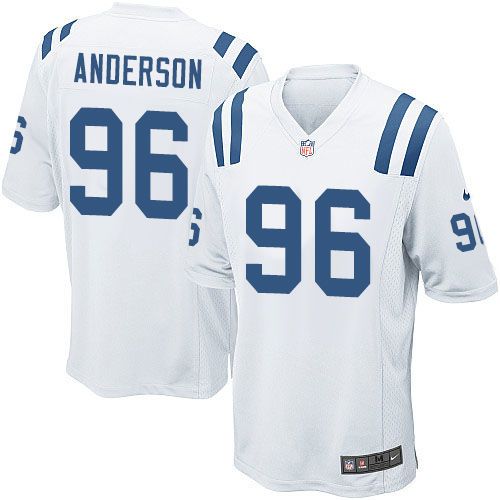 Henry Anderson Indianapolis Colts white Elite jersey