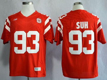 Ndamukong Suh Nebraska Cornhuskers red jersey