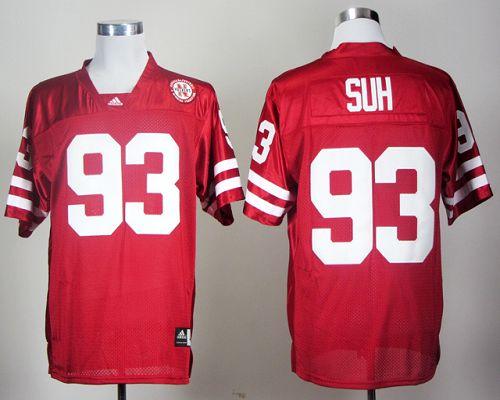 Ndamukong Suh Nebraska Cornhuskers red jersey