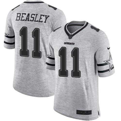 Cole Beasley Dallas Cowboys gray jersey