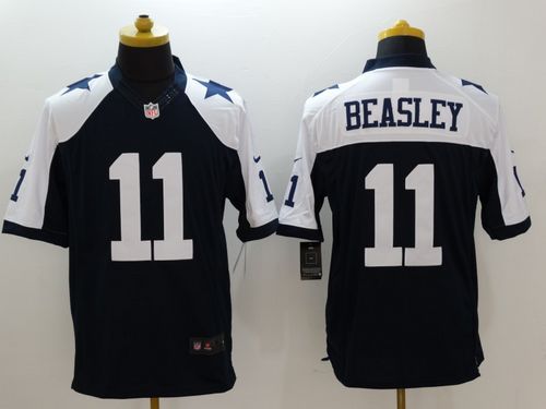 Cole Beasley Dallas Cowboys navy Throwback jersey