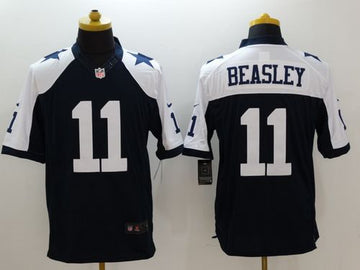 Cole Beasley Dallas Cowboys navy Throwback jersey