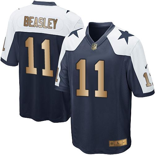 Cole Beasley Dallas Cowboys navy Elite jersey