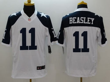 Cole Beasley Dallas Cowboys white Throwback jersey