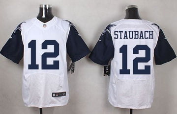 Roger Staubach Dallas Cowboys white Elite jersey