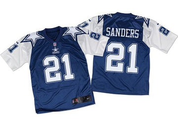 Deion Sanders Dallas Cowboys navy Elite jersey
