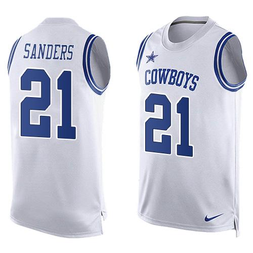 Deion Sanders Dallas Cowboys white jersey