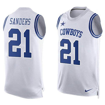Deion Sanders Dallas Cowboys white jersey