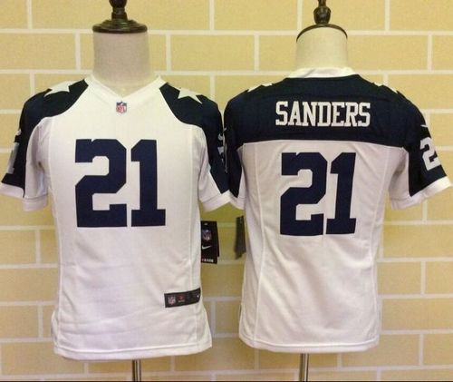 Deion Sanders Dallas Cowboys white Elite jersey