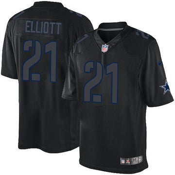 Ezekiel Elliott Dallas Cowboys black jersey
