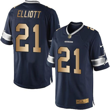 Ezekiel Elliott Dallas Cowboys navy jersey