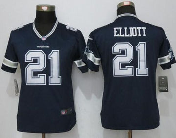 Ezekiel Elliott Dallas Cowboys navy jersey