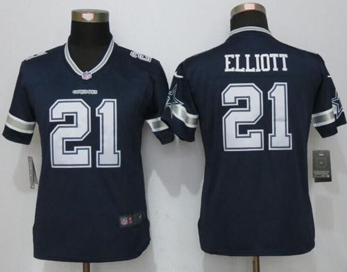 Ezekiel Elliott Dallas Cowboys navy jersey