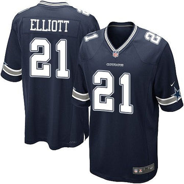 Ezekiel Elliott Dallas Cowboys navy Elite jersey