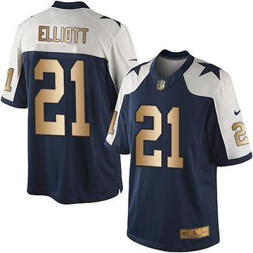 Ezekiel Elliott Dallas Cowboys navy jersey