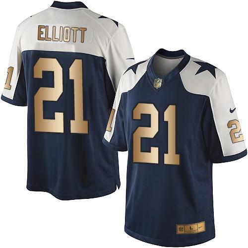 Ezekiel Elliott Dallas Cowboys navy jersey