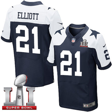 Ezekiel Elliott Dallas Cowboys navy Elite jersey