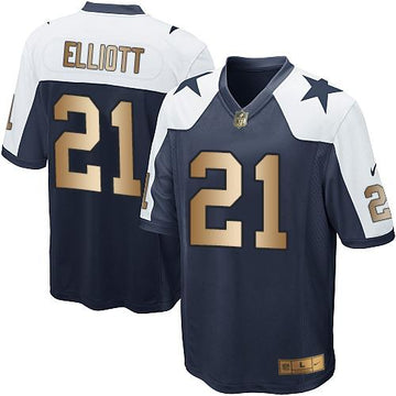 Ezekiel Elliott Dallas Cowboys navy Elite jersey
