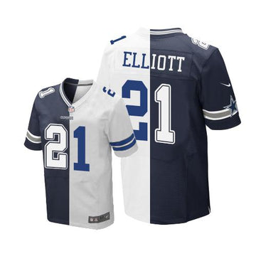 Ezekiel Elliott Dallas Cowboys navy Elite jersey