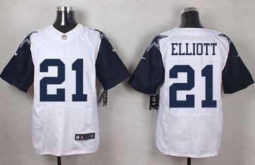 Ezekiel Elliott Dallas Cowboys white Elite jersey