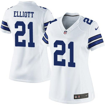 Ezekiel Elliott Dallas Cowboys white jersey